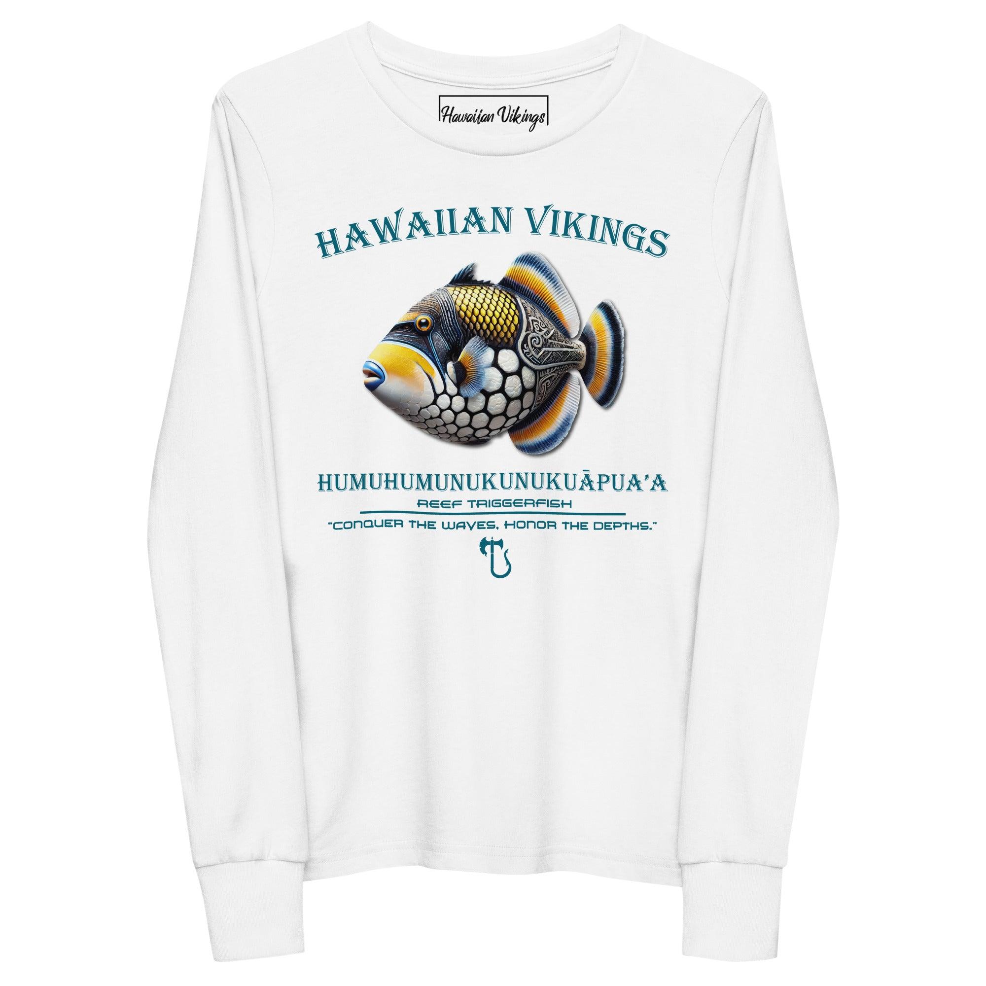 Reef Triggerfish Youth Long Sleeve Tee - Hawaiian Vikings