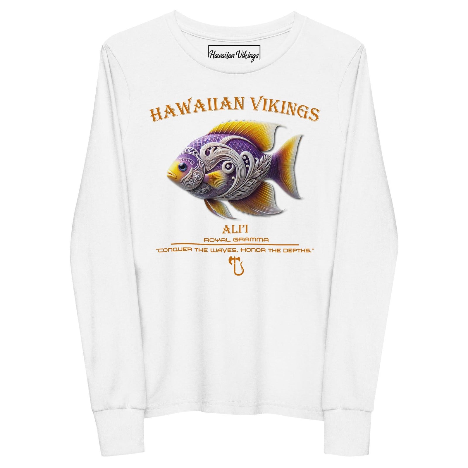 Royal Gramma Youth Long Sleeve Tee - Hawaiian Vikings