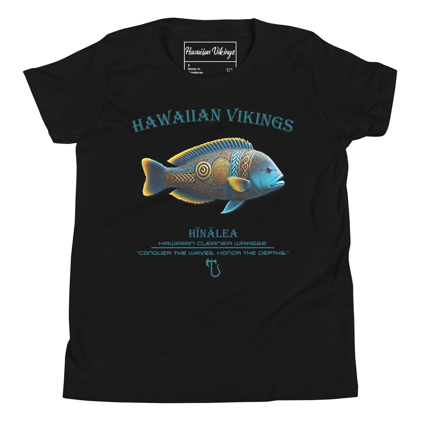 Hawaiian Cleaner Wrasse Youth Short Sleeve T-Shirt - Hawaiian Vikings