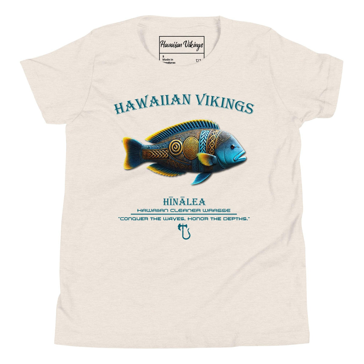 Hawaiian Cleaner Wrasse Youth Short Sleeve T-Shirt - Hawaiian Vikings