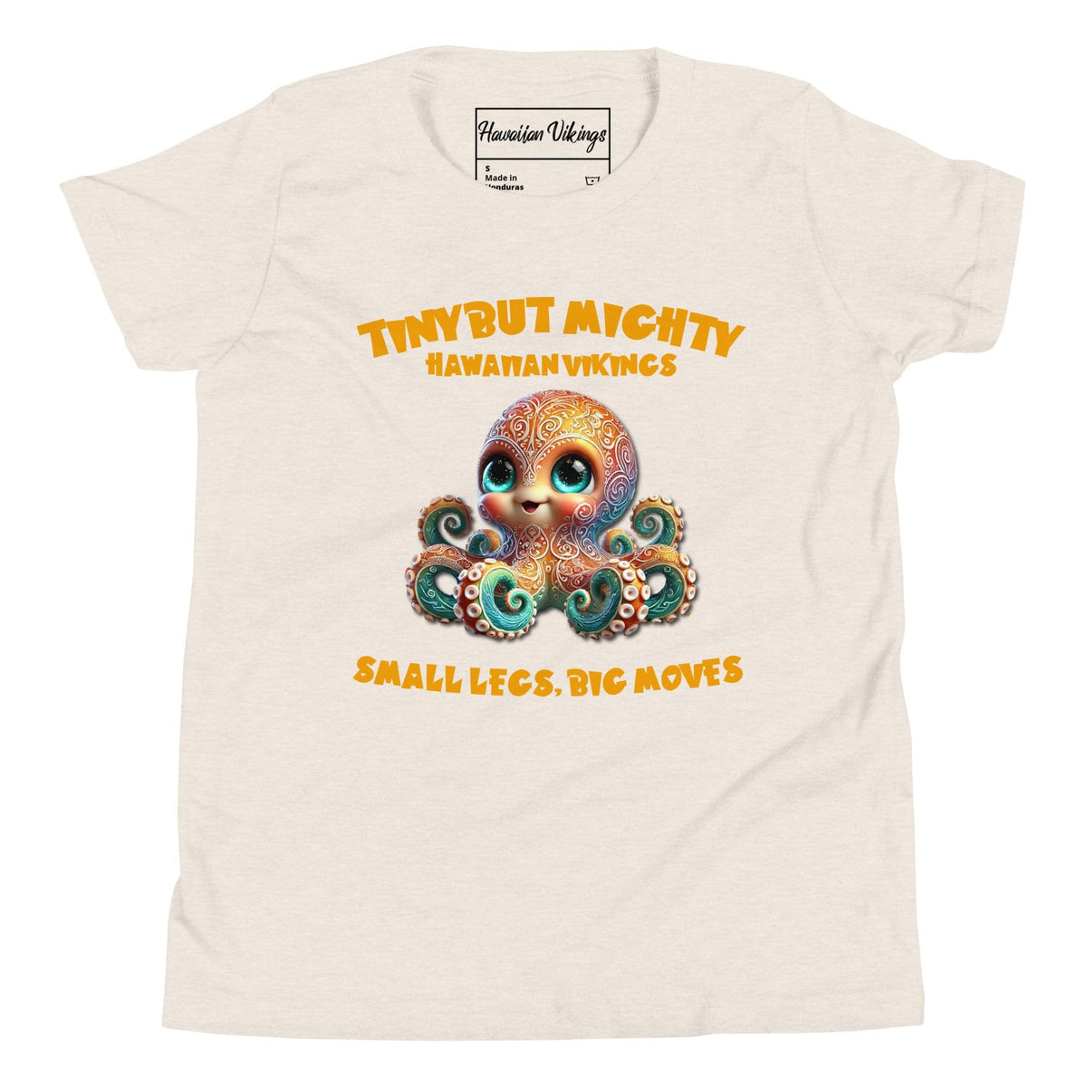 Small Legs, Big Moves Youth Short Sleeve T-Shirt - Hawaiian Vikings