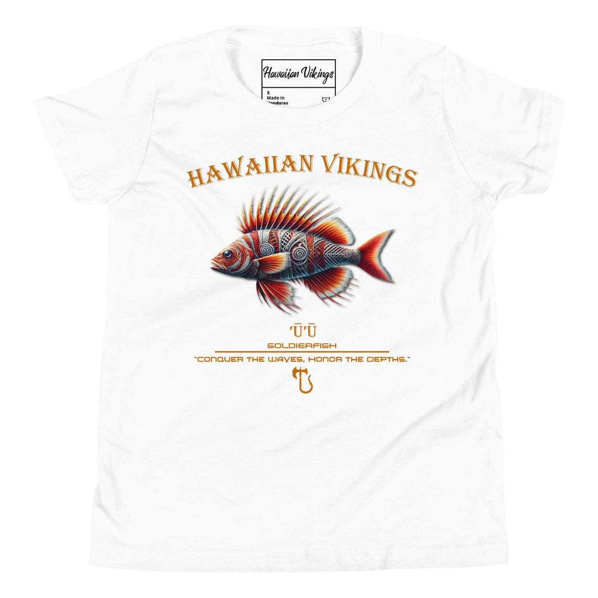 Soldierfish Youth Short Sleeve T-Shirt - Hawaiian Vikings