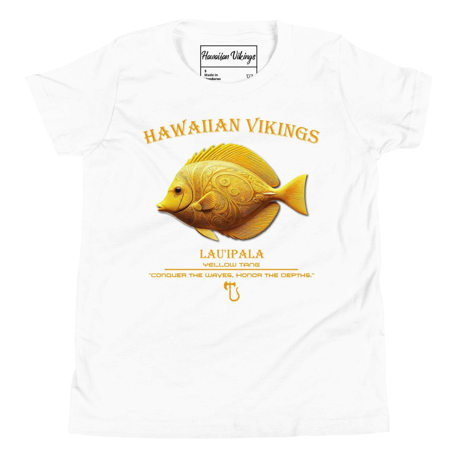 Yellow Tang Youth Short Sleeve T-Shirt - Hawaiian Vikings